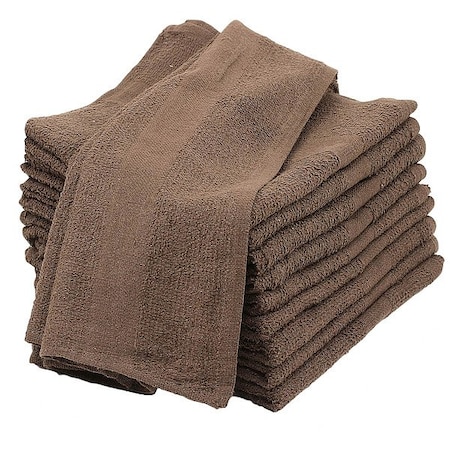 R & R Textile Bath Towel, 40 in L, Brown INT-106580