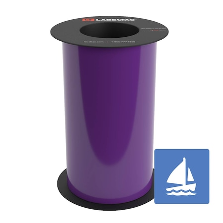 Labeltac Marine Supply 9in x 75ft LT9, Purple LT909MN-C