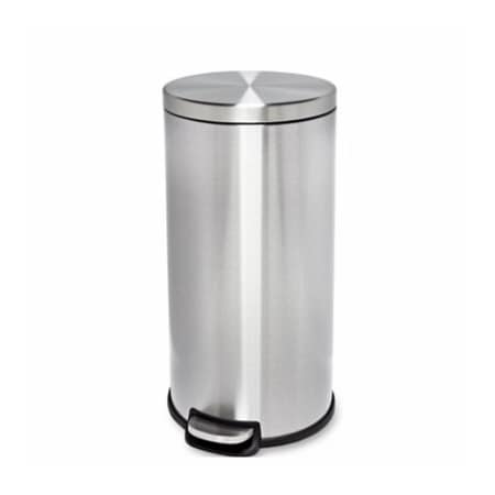 Honey-Can-Do 30L RND SS Step Can TRS-09274