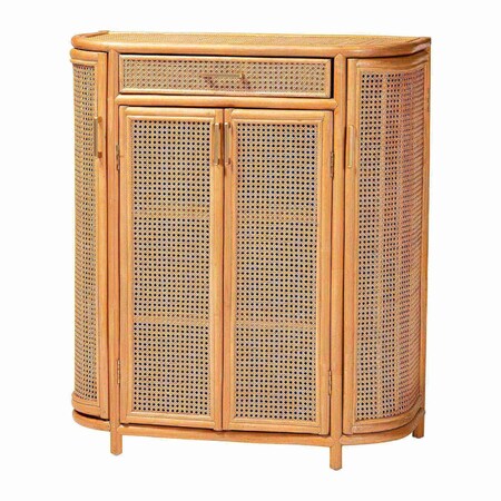 Bali & Pari McKenna Natural Rattan Storage Cabinet 263-14419-ZORO