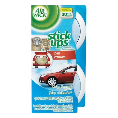 Air Wick 6233885823 Air Wick Stick Ups Car Air Freshener- pack of 12 1504554