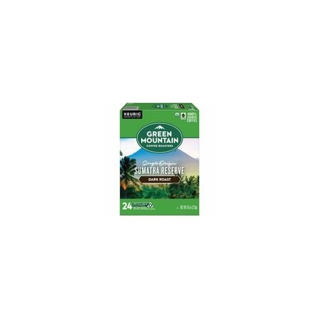 Green Mountain Coffee Roasters K-Cup, Pod Sumatra Reserve Coffee, Keurig Single-Serve K-Cup pods, Dark Roast, 24 Count, 24PK 5000366637