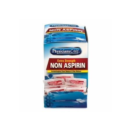 First Aid Only PhysiciansCare Acetaminophen, 500mg, 2 pk/50 pk per Box 579-90016