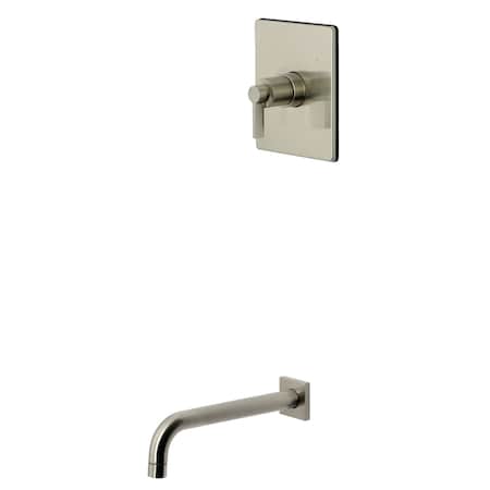 Kingston Brass Single-Handle Pressure Balanced Tub Faucet, Brushed Nickel KB6348NDLTO