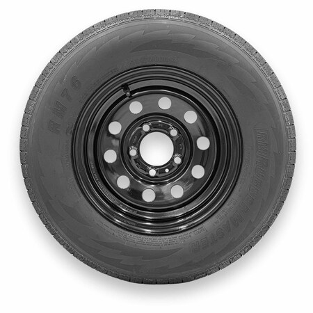Rubbermaster - Steel Master ST185/80R13 6 Ply 5 On 4.5 Bolt, Black Wheel Assemblies 599352BLK