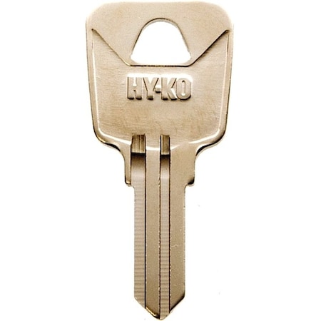 Hy-Ko Key Blank, Stainless Steel, For: Sentry Safe Cabinet, House Locks and Padlocks 11010SS5