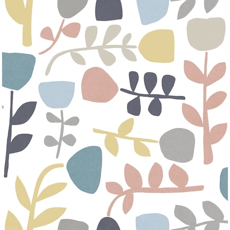 A-Street Prints Juni Pastel Abstract Tulips Wallpaper 4066-26539