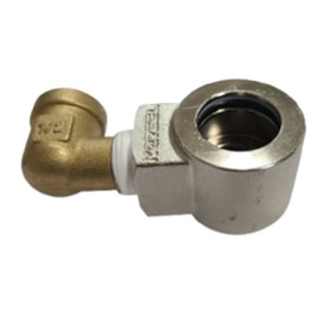 Speedaire Swivel, 90 Deg., Brass, 1/2 in FNPT Inlet RJ00-2100