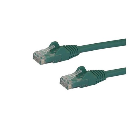 Ezgeneration 8 ft. Cat6 Ethernet Patch Cable with Snagless, Green EZ329187