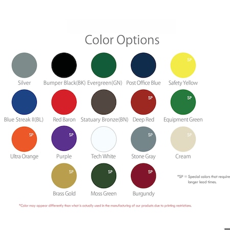 Witt Industries Perforated Receptacle with Flat Top, 20 gallons, Brass Gold SC20-01-BG-FT