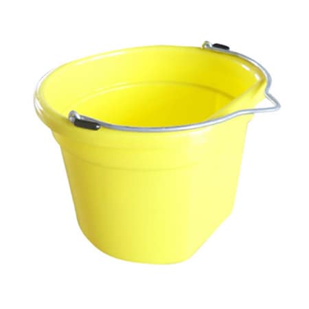 Master Rancher MR8QP-FSB-YEL 8 Quart Yellow Flat Bucket 175925