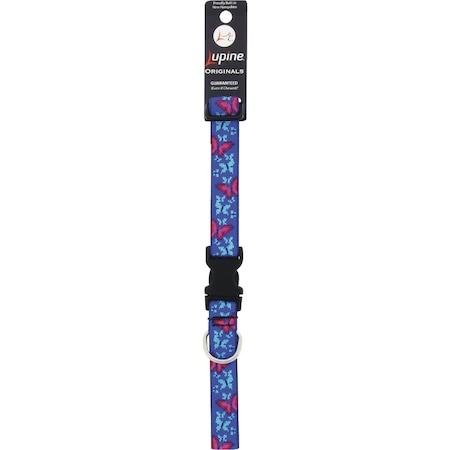 Lupine 1'' Woven Pattern Social Butterfly 16 to 28'' Adjustable Collar 54053