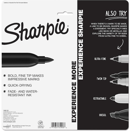 Dymo Sharpie Fine Electro Pop 24Cd 1927350