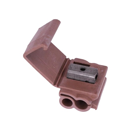 Auveco Electrical Connector Self-Strip 18 To 10 Gauge - Tan, 10PK 10385