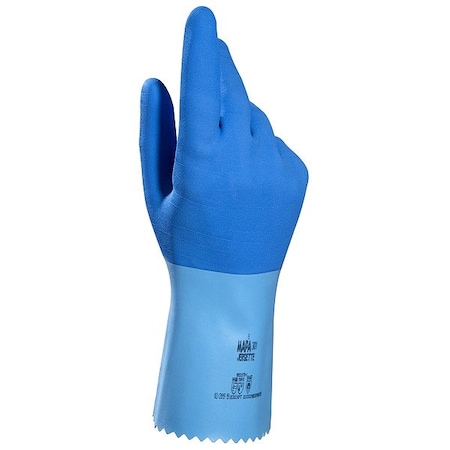 Mapa Knit lined natural rubber 12", PR 1, Natural Rubber, 12 in L, 45 mil, Blue, 1 PR 301