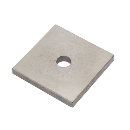 Zoro Select Square Washer, Fits Bolt Size M6 , Stainless Steel Plain Finish Z8906-316