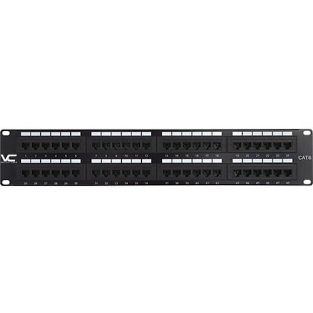 Chiptech, Inc Dba Vertical Cable Vertical Cable 042-378/48 Cat 6 48-Port 110 IDC Patch Panel 042-378/48
