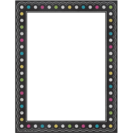 Teacher Created Resources Chalkboard Brights Computer Paper, PK300 TCR5837