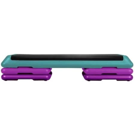 The Step Health Club Size Platform With four 4 Original Risers - Teal F1010W