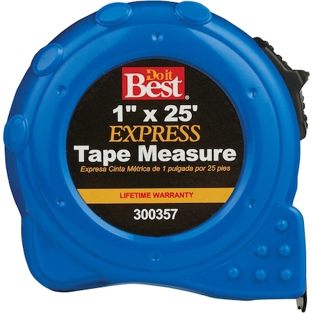 Do It Best Express 25 Ft. Power Tape Measure 300357