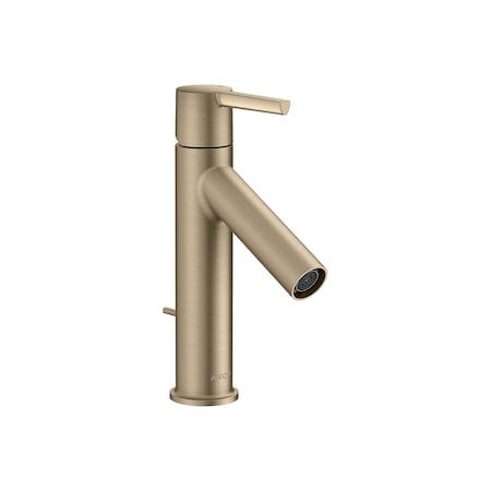 Axor Starck Single-Hole Faucet 100 with Pop-Up Drain, 1.2 GPM in Brushed Nickel 10001821