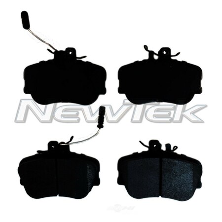 Newtek Automotive Usa Newtek Velocity Plus Economy Semi-Metallic w/Shim Disc Pads SMD645