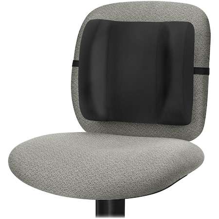 Fellowes Backrest, Fabric/Foam/Nylon Black 91905
