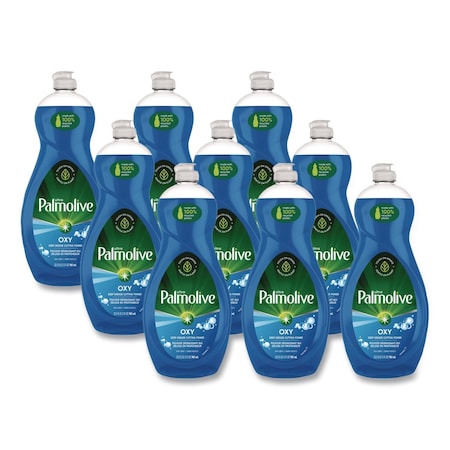 Ultra Palmolive Oxy Dishwashing Liquid, Fresh Scent, 32 oz Bottle, 9PK US04273A