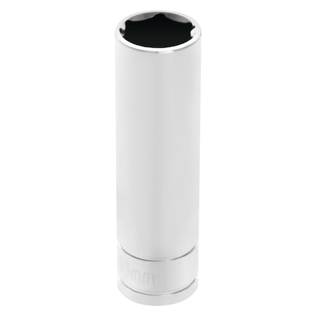 Performance Tool 1/2 In Dr. Deep Socket 16Mm Socket Dp 16Mm, W32416 W32416