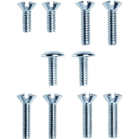 Danco Faucet Handle Screw Kit, Stainless Steel, Chrome Plated 88356