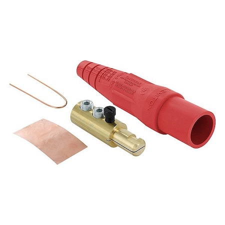 Leviton Single Pole Inline, 400 A, Male, Red 16D24-UR