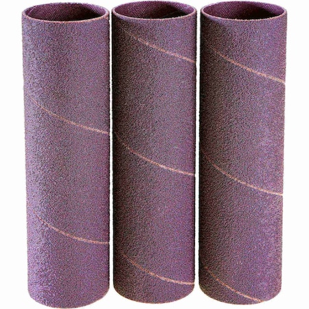 Grizzly 1-1/2" Dia. x 5-1/2" Hard Sanding Sleeve A80, 3PK H6670