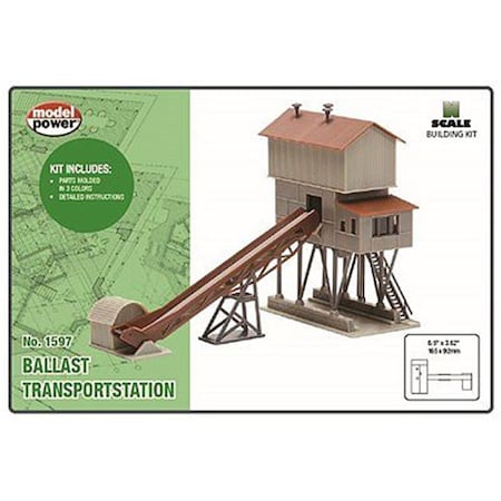 Model Power N Scale Ballast Transportation Building Kit MDP1597