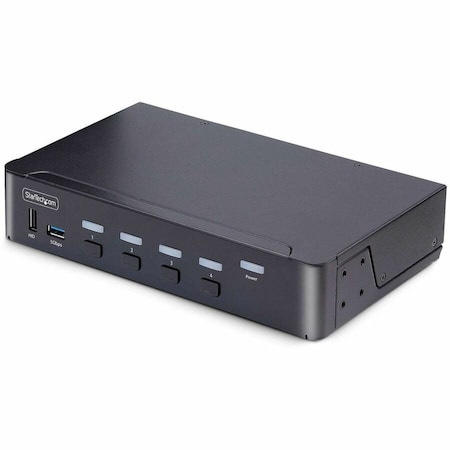 Startech.Com 4-PORT DISPLAYPORT KVM SWITCH, 8K 60HZ / 4K 144HZ, SINGLE DISPLAY, DP 1.4, 2X USB 5GBPS PORTS, 4X D86A2-4-PORT-8K-KVM