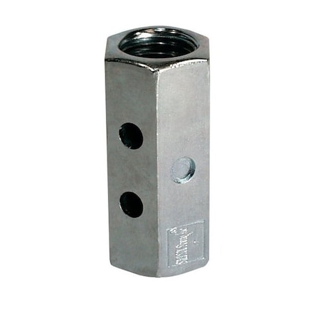 Simpson Strong-Tie CNW Coupling Nut, 3/4 in Thread, Steel, Zinc CNW3/4