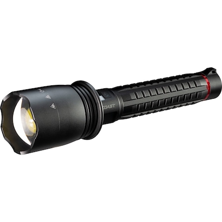 Coast Cutlery XP80R Rechargeable Flashlight w/Real-Time Display 31074