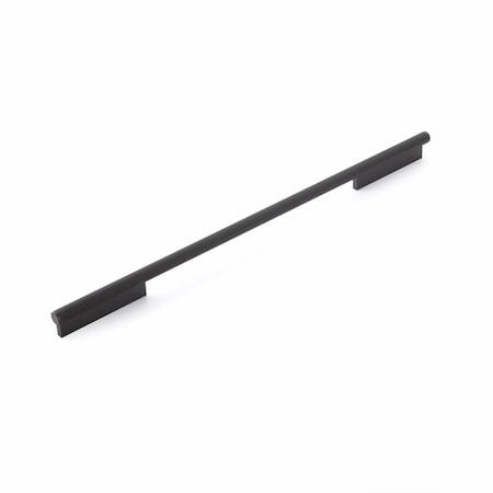Schaub 18in Center to Center Modo Cabinet Pull Matte Black Finish 1205-MB
