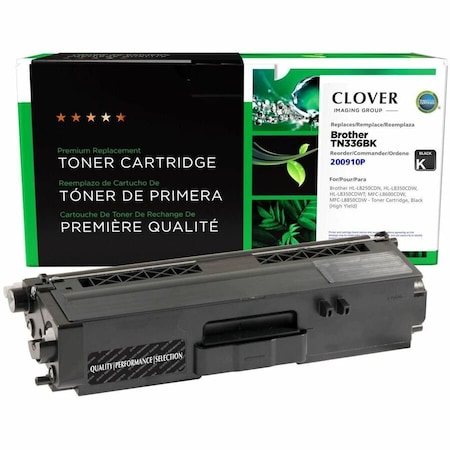 Cig Clover Imaging Remanufactured High Yield Black Toner Cartridge for Brother TN336 200910P