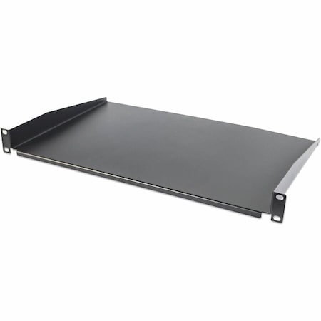 Intellinet Network Solutions 19" Cantilever Shelf, 1U, Shelf Depth 350mm, Non-Vented, Max 25kg, Black, Three Year Warranty 715102