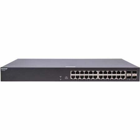 Ruckus ICX 8100 1RU SWITCH, 24 10/100/1000 MBPS PORTS, 4 10 GBE SFP+ UPLINK-PORT ICX8100-24-X