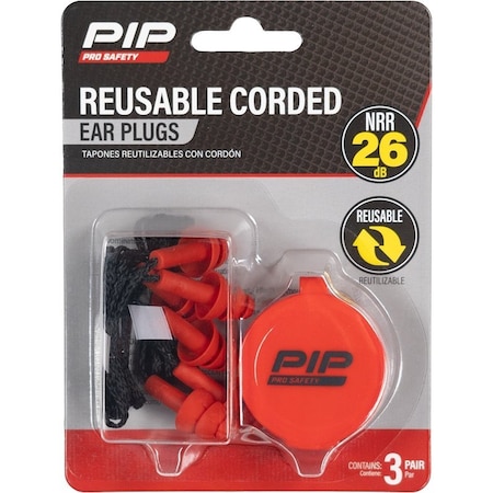 Boss EAR PLUGS TRI-FLANGE REUSABLE PRO22403