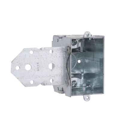 Southwire New and Old Work Square Steel Switch Box G601-BBX-UPC