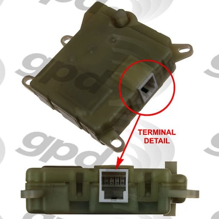 Global Parts Distributors HVAC Actuator 1712308