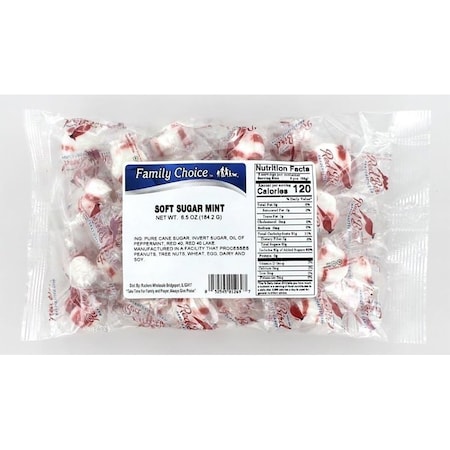 Family Choice Soft Sugar Candy, Mint Flavor, 7 oz 1269