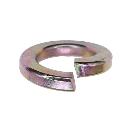 Auveco 7/8in High Alloy Split Lock Washer - Zinc Yellow, 25PK 11933