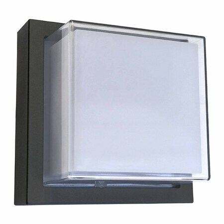 Westgate Square Outdoor IP65 Double Lens 12W 650LM CRI90 Selectable CCT 3000K/4000K/5000K BLACK LRS-G-MCT-C90-BK