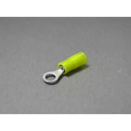 Nichifu Insulated Ring Terminals, Flared, Extra Copper Sleeve, Stud 3/8, AWG 22-16 TMDEN 1.25-10-RCL