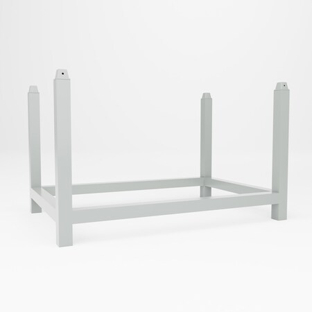 Pucel Stacking Rack Unit, 48 in W x 30 in D x 32 in H, Gray SRU-348