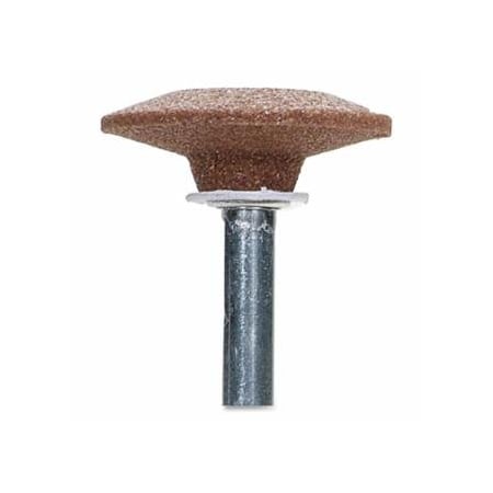 Norton Co Gemini Mounted Points, 1-1/4 in Dia x 1/4 in Thick, A37, P, 25PK 547-61463624405