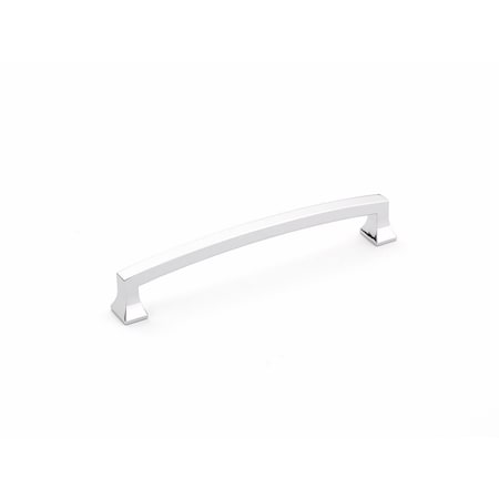Schaub 6in Center to Center Menlo Park Cabinet Pull Polished Chrome Finish 541-26